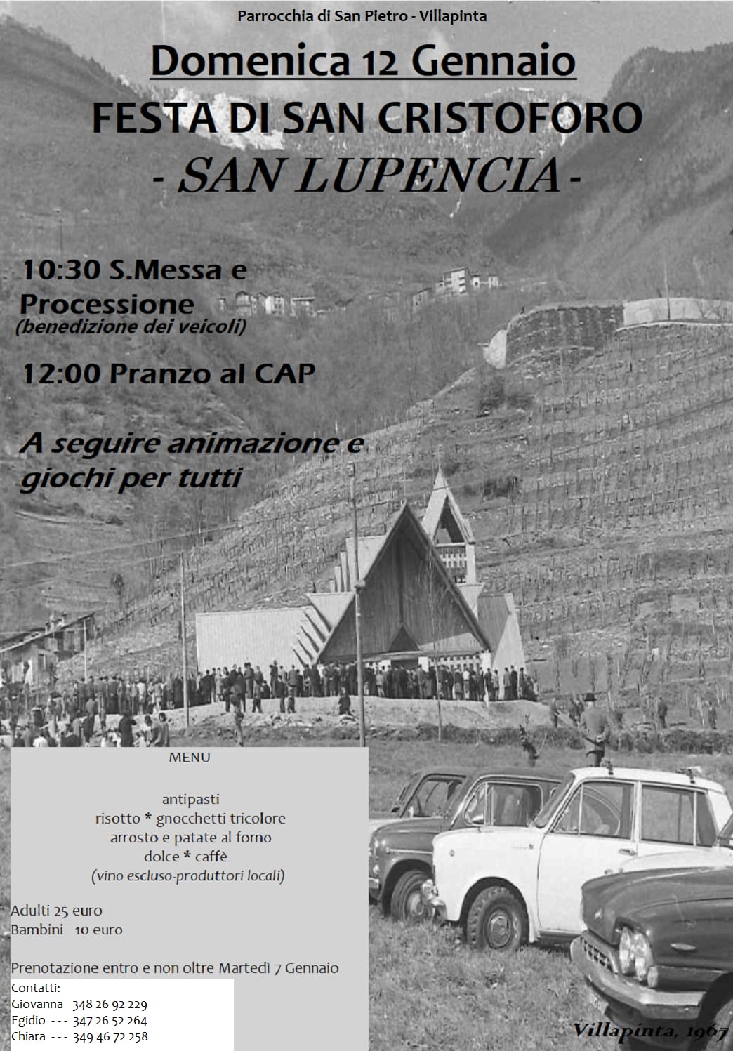 Volantino festa di San Cristoforo